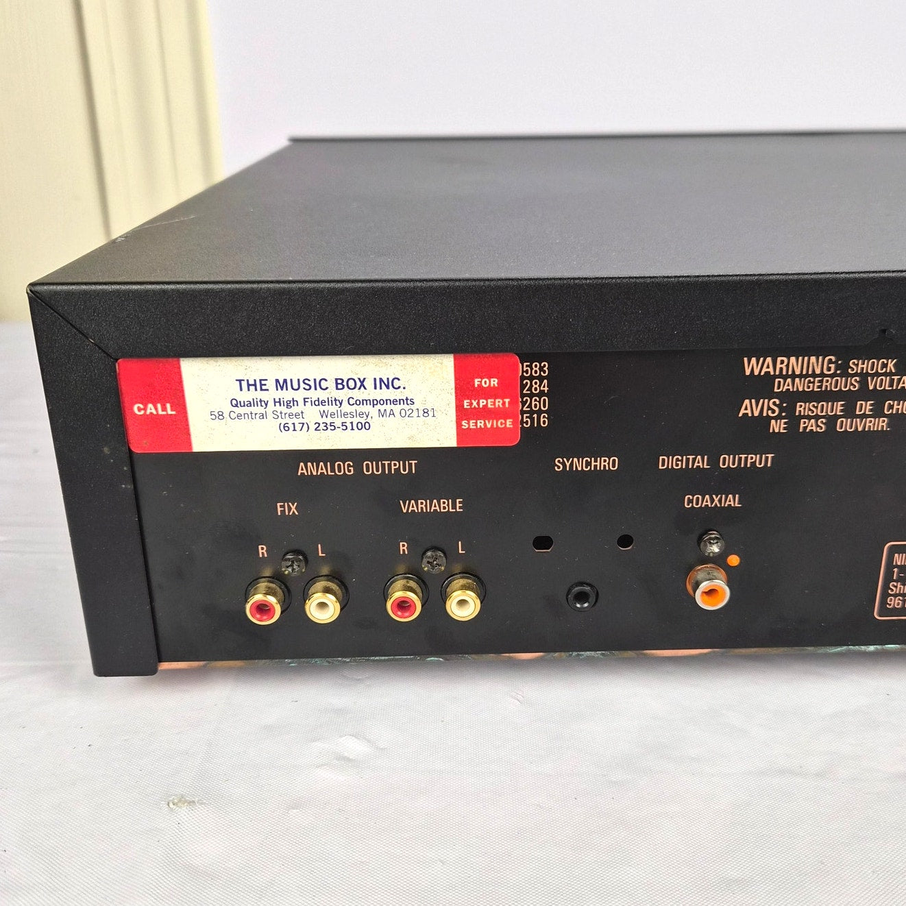 Denon DCM-560 CD Player 5 Disc Carousel Tested Serviced With Remote 1994
