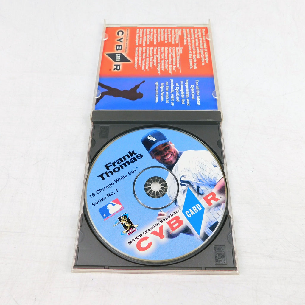 MLB Cybercard Series 1 Frank Thomas PC CD ROM Tested Working 90s Retro