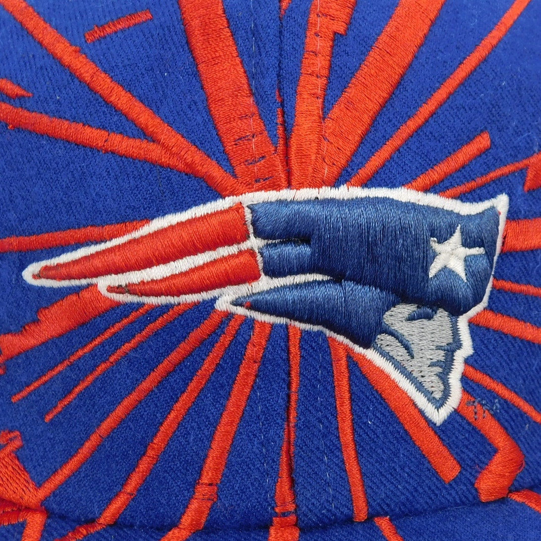 90s New England Patriots Starter Collision Hat - Adjustable (Washed & Reshaped)