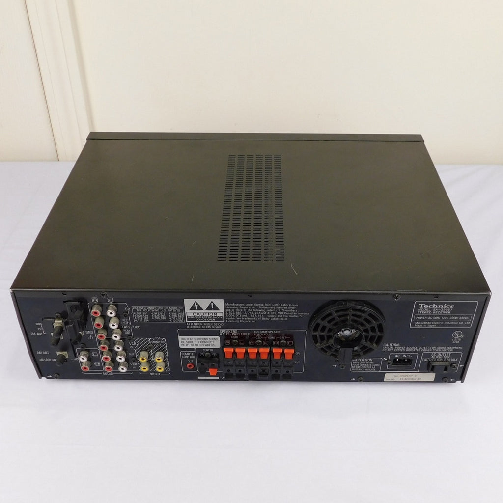 Technics SA-G9057 Stereo Receiver Tested Working No Remote 1998 255W 5 Channel