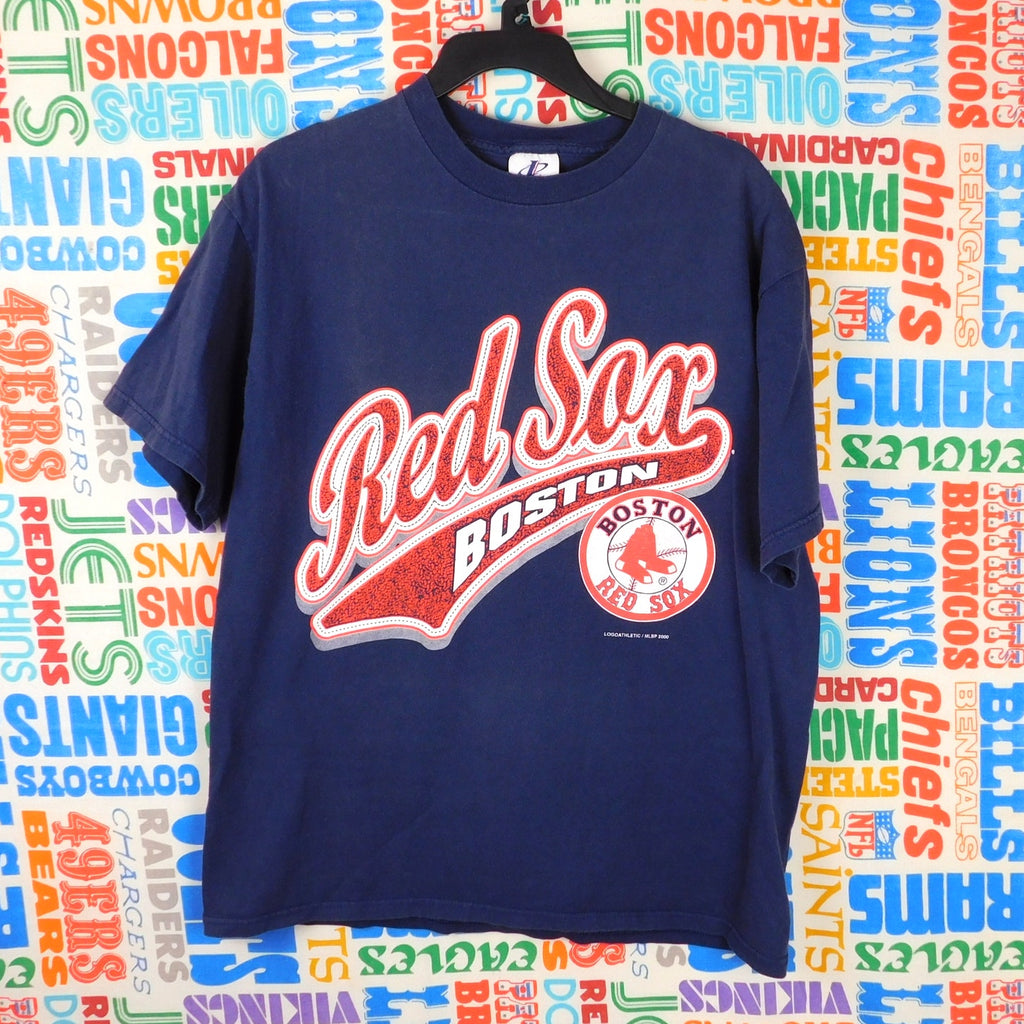 Y2K Logo Athletic Boston Red Sox Big Graphic T Shirt - Size L