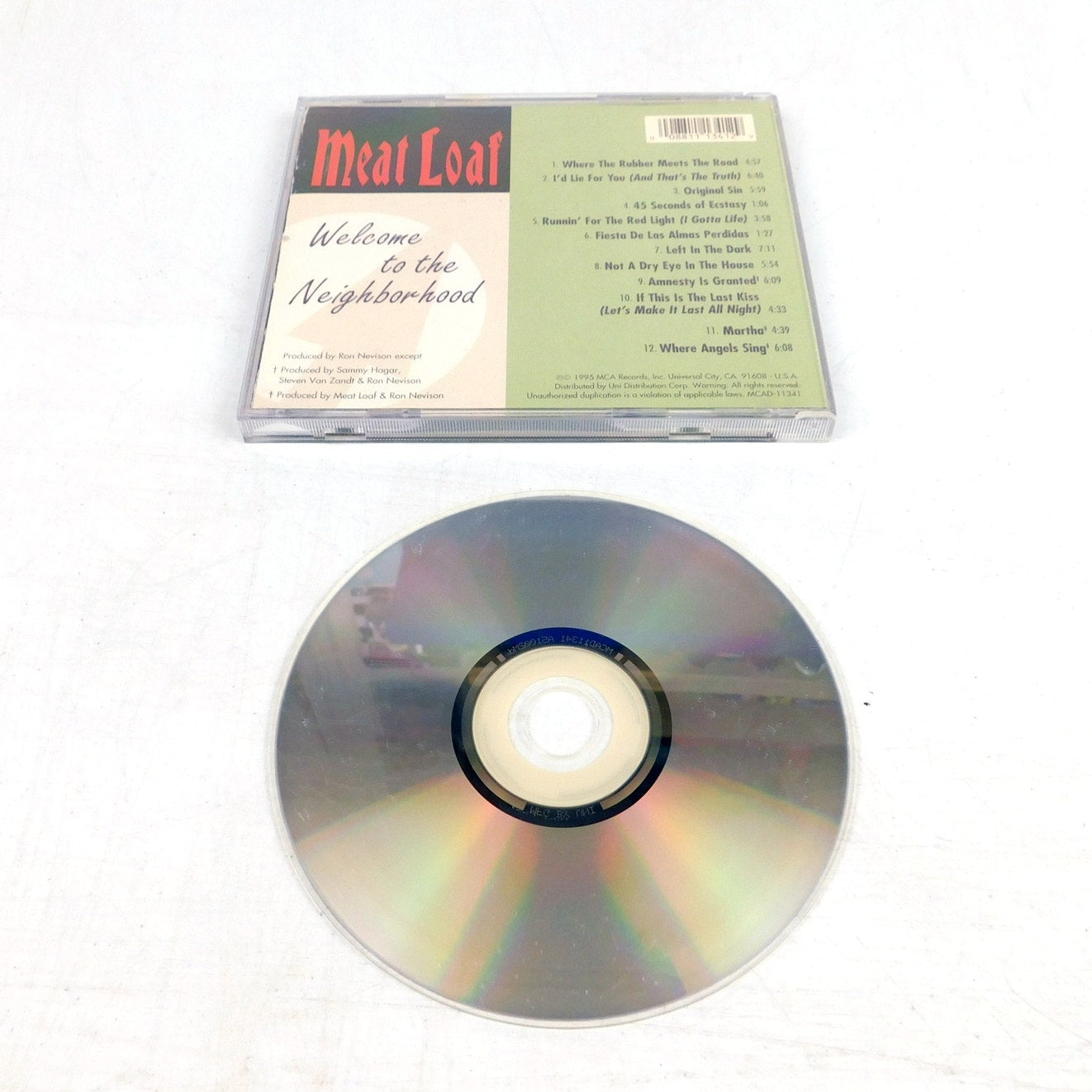 Meat Loaf Welcome To The Neighborhood CD Tested 1995 MCA Records MCAD-11341