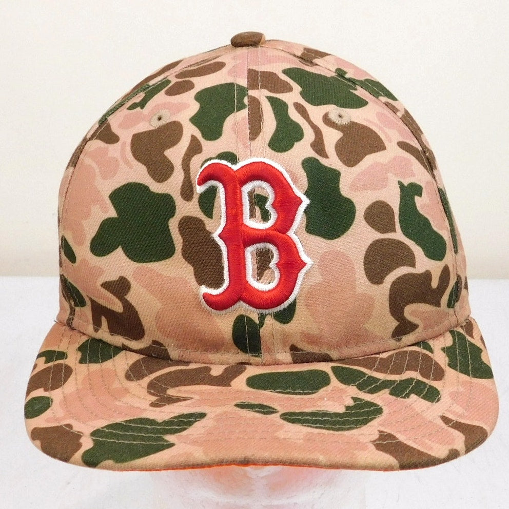New Era Boston Red Sox 2004 World Series Duck Camo Fitted Hat - Size 7 1/4