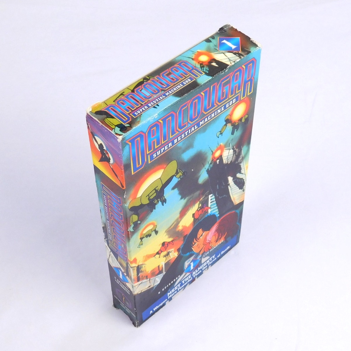 Dancougar Volume 1 VHS Anime Promo Tape Tested 1996 Dancouga English Subtitles