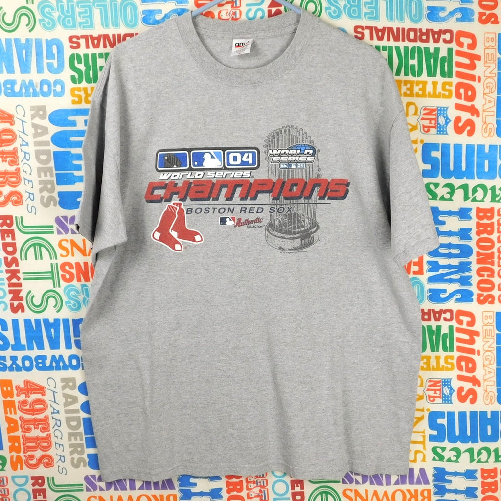 Boston Red Sox 2004 World Series Champs T Shirt - Size XL