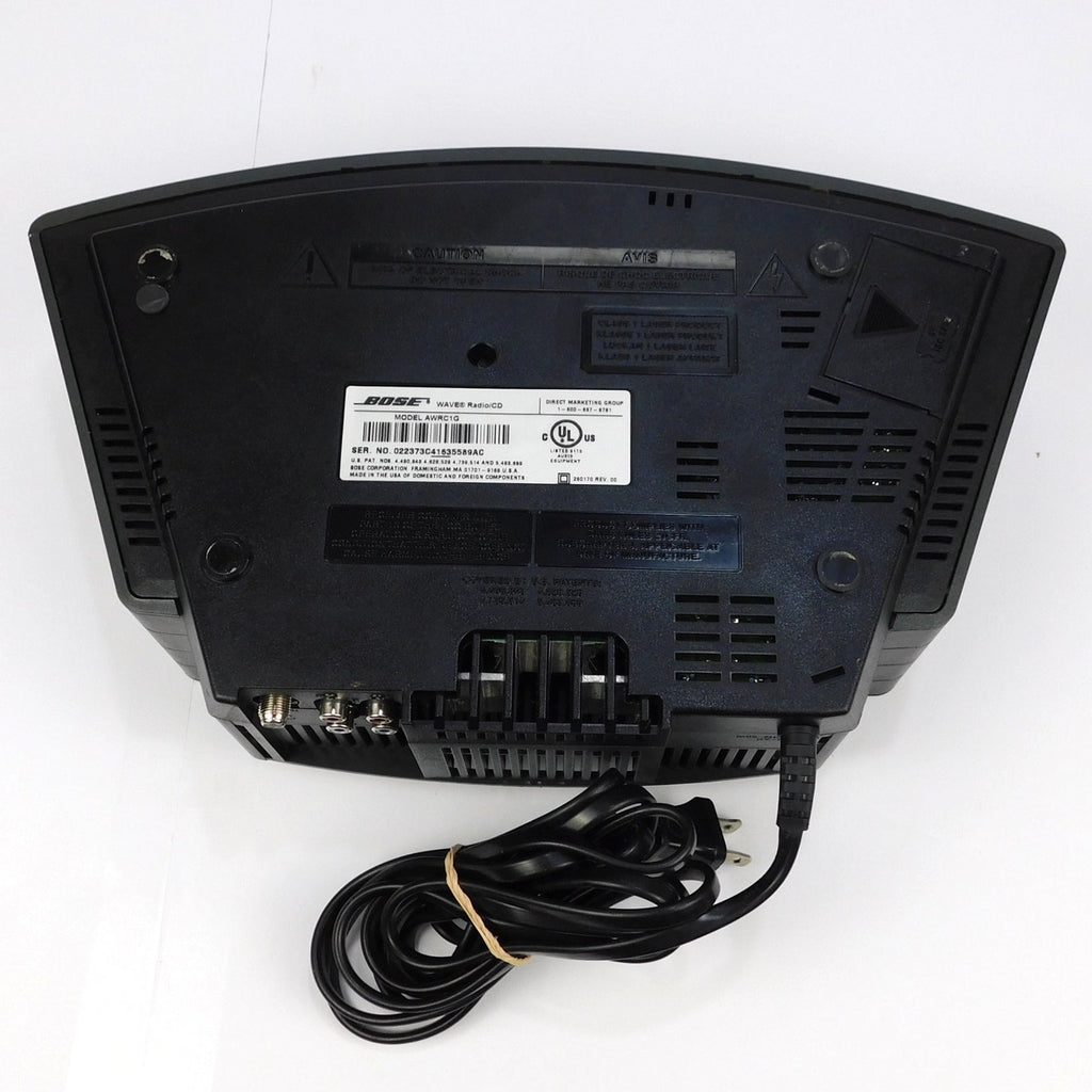Bose Wave Radio CD Clock Model AWRC1G Tested Working No Remote Black