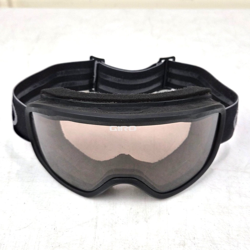 Giro Verge Ski Snowboard Goggles Black Frame Brown Amber Lens Vented Adjustable