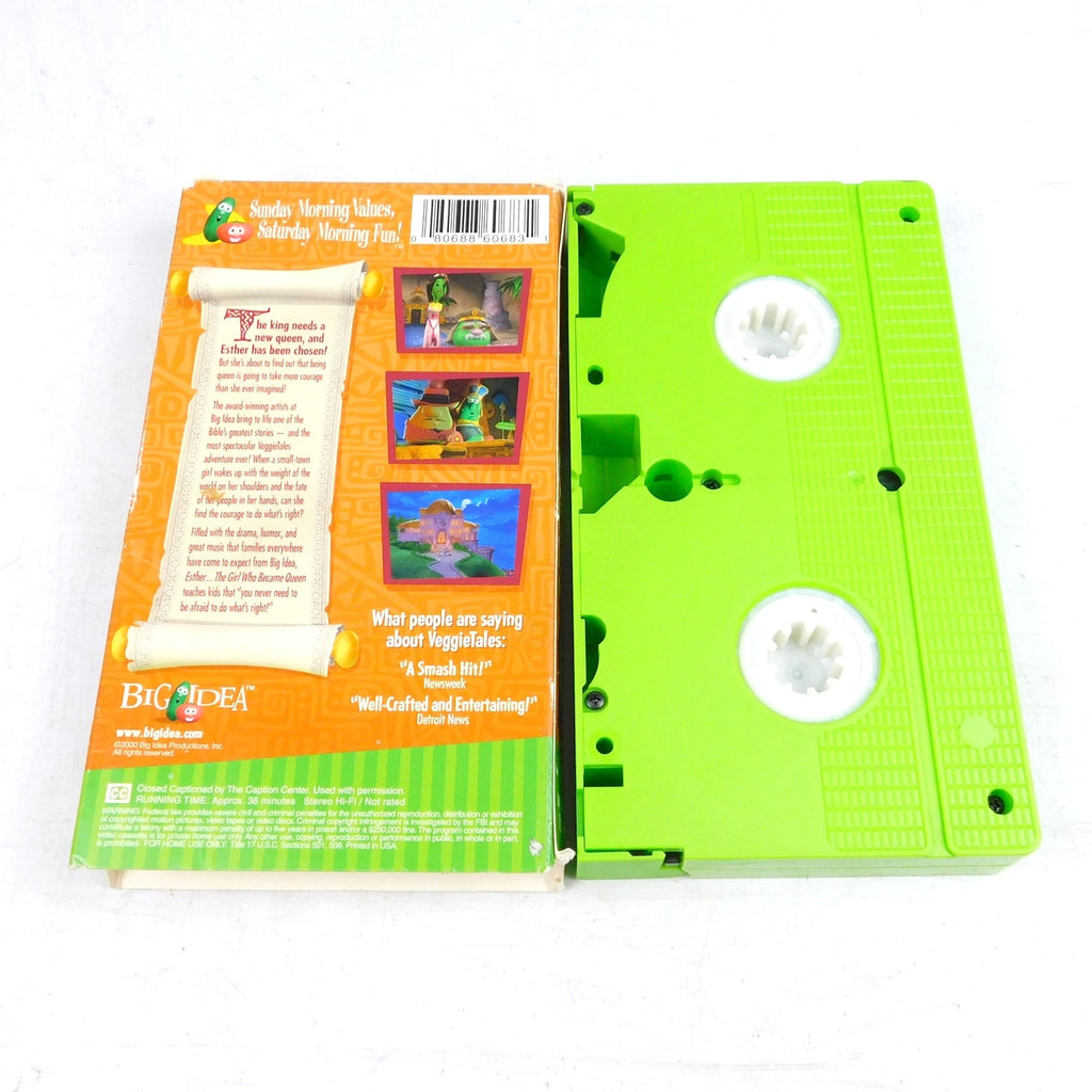 VeggieTales Esther The Girl Who Became Queen VHS Tested Big Idea 2000