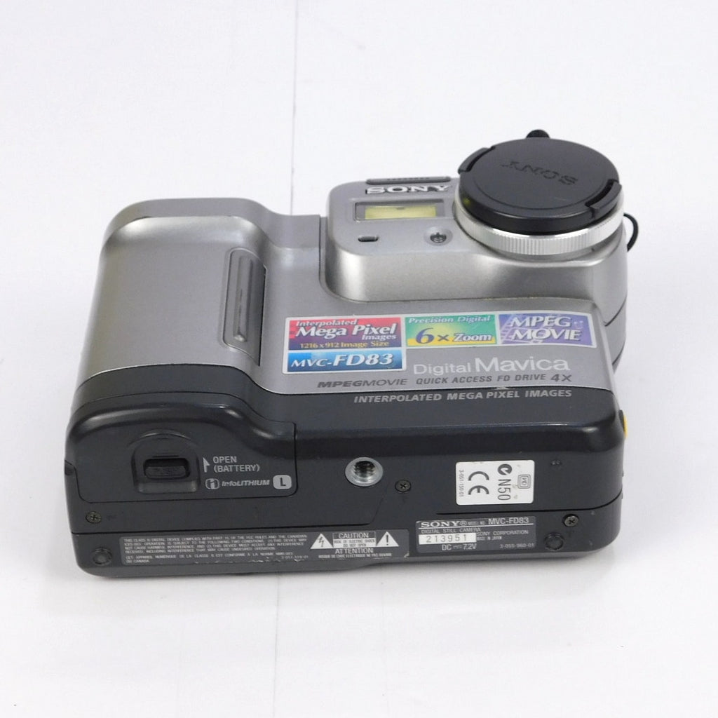 Sony Mavica MVC-FD83 Digital Camera w/ Floppy Disks New Battery & Charger Tested