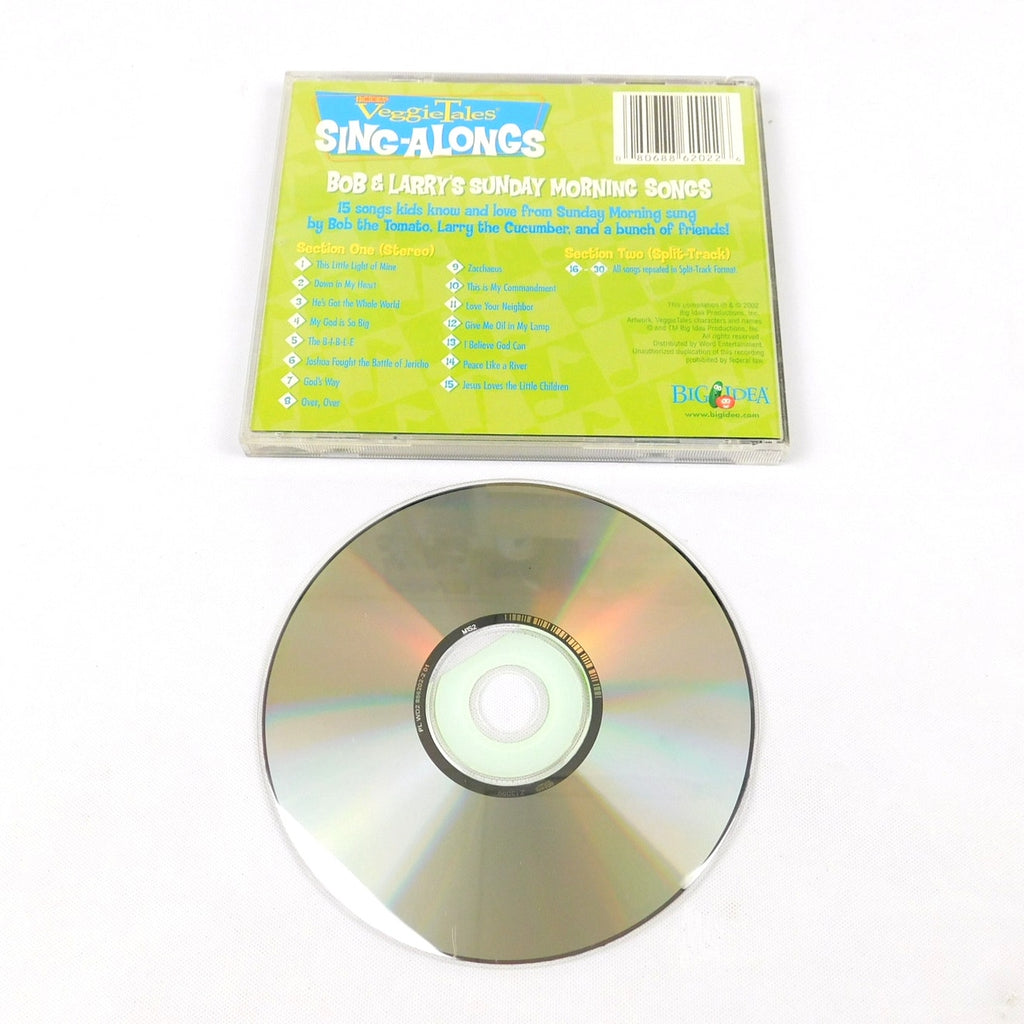 Veggie Tales Sing Alongs Bob & Larry Sunday Morning Songs Tested Big Idea 2002
