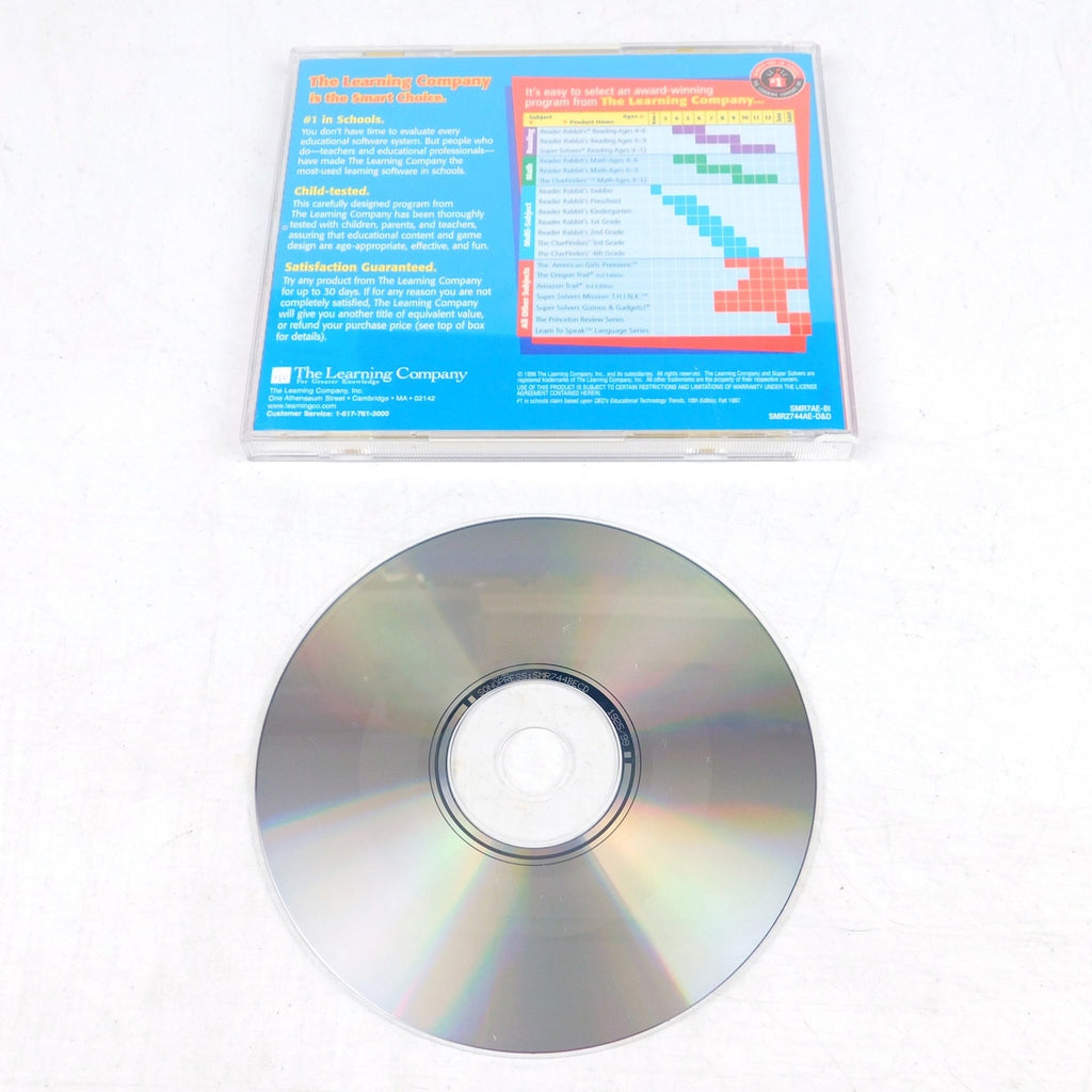 Super Solvers Reading Ages 9-12 PC CD ROM Tested 1996 The Learning Company