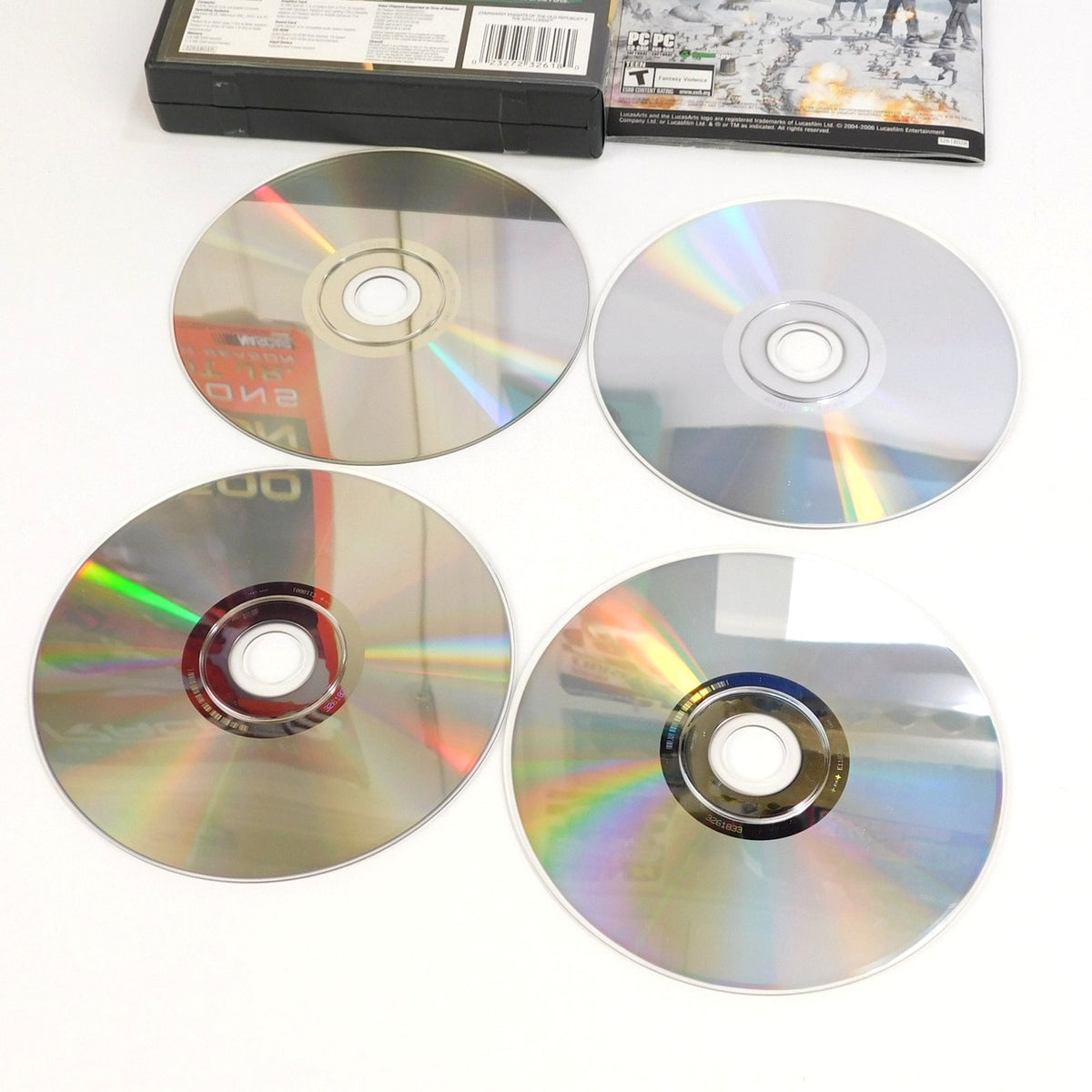 Star Wars KOTOR II The Sith Lords PC 4 Disc Complete Manual LucasArts 2005