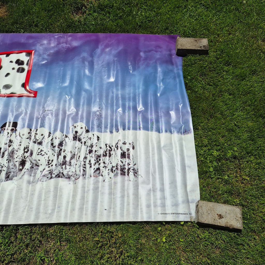 Disney 101 Dalmatians Movie Theater Vinyl Banner 10' x 4' Thanksgiving 1996