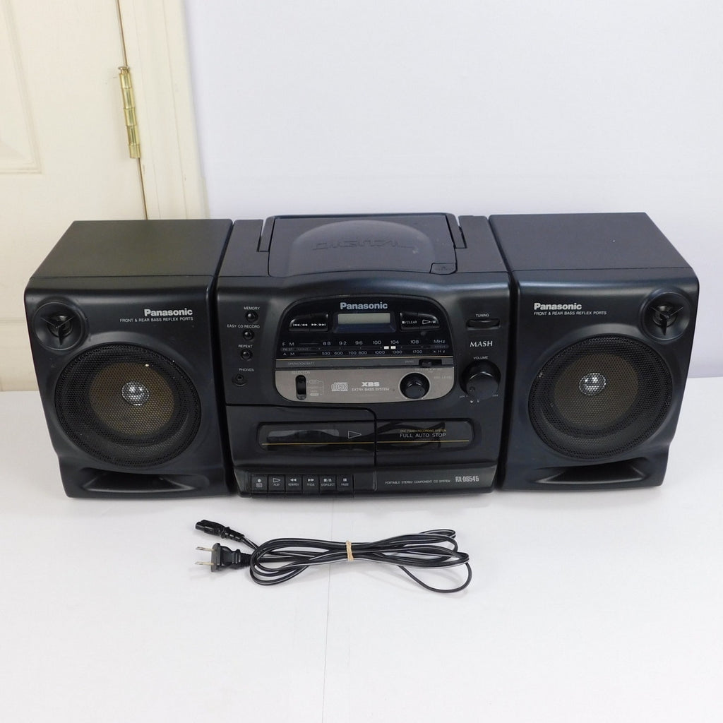 Panasonic RX-DS545 Boombox CD Cassette AM/FM Stereo XBS Fully Tested 1995