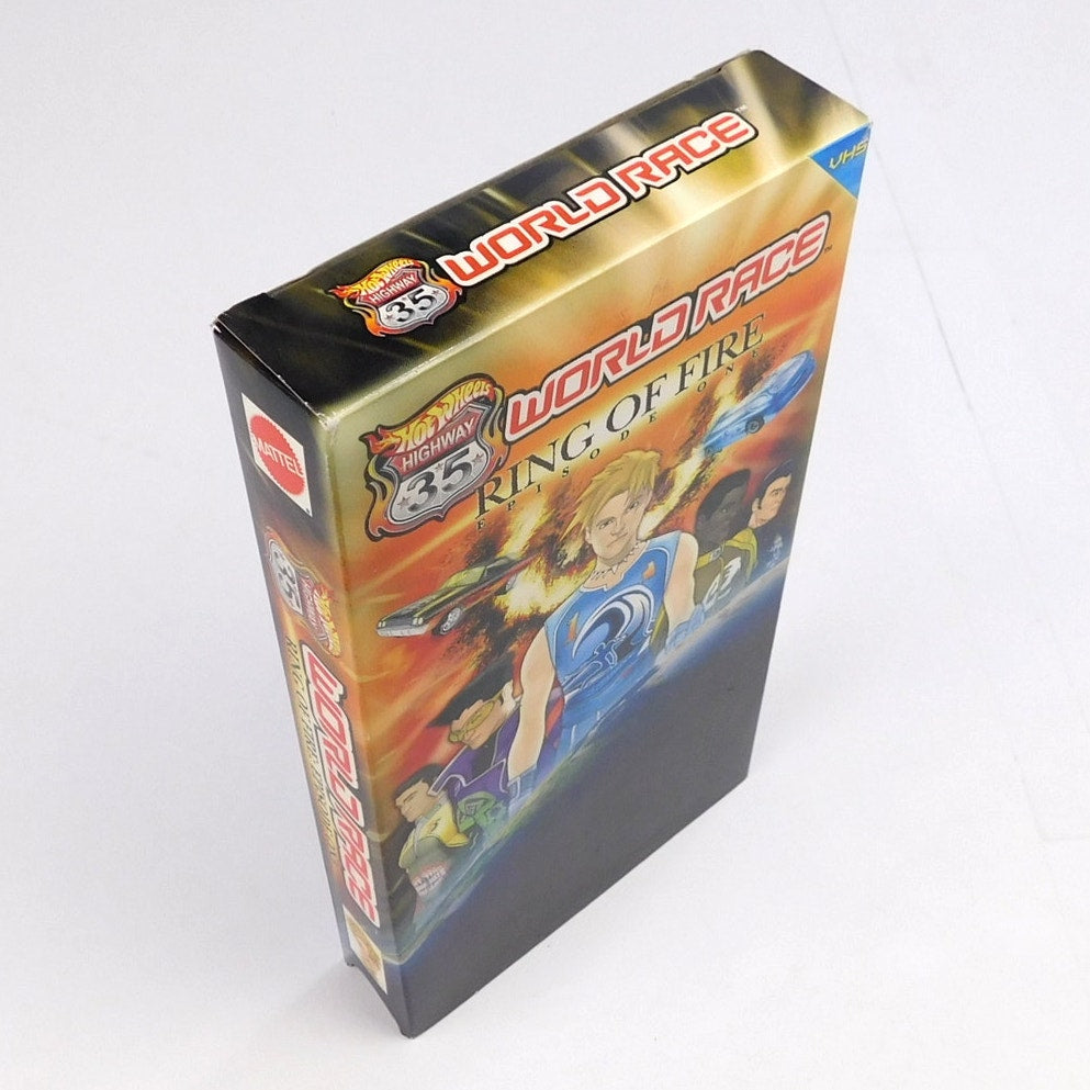 Hot Wheels World Race Ring Of Fire VHS Tested 2002 Mattel Episode 1