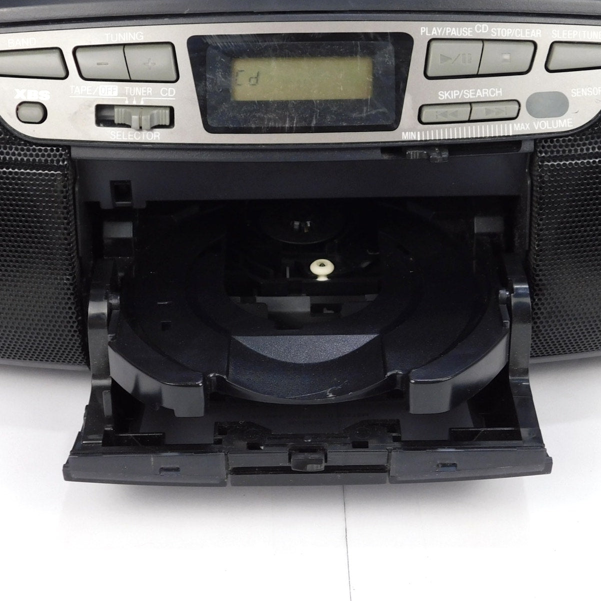 Panasonic RX-DS17 Portable Stereo Boombox CD Cassette Radio Front Loading Tested