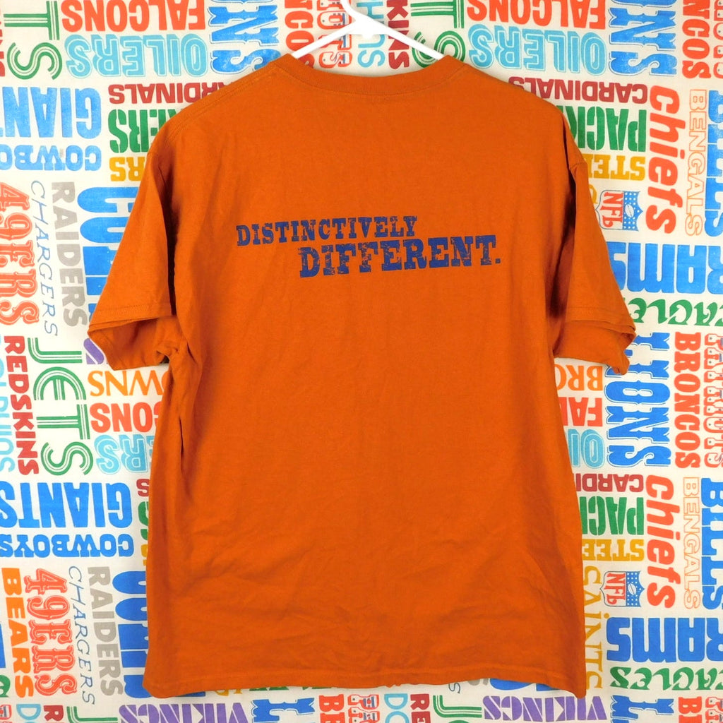 Moxie Soda T Shirt Size L Distinctively Different Burnt Orange Maine 2000s